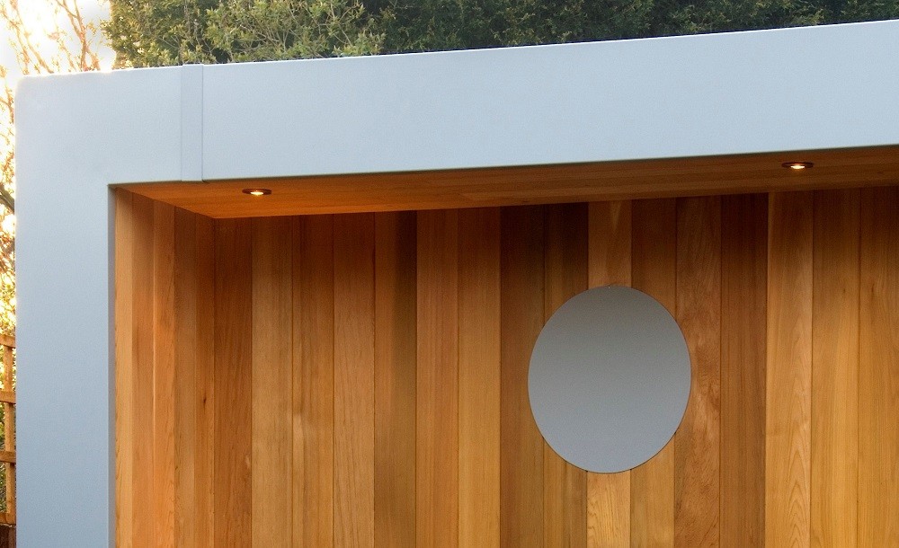 Cuberno garden room aluminium fascia