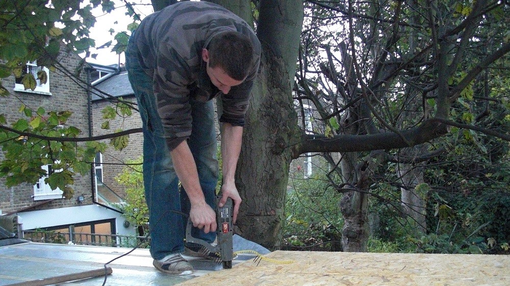 Garden rooms roof construction 