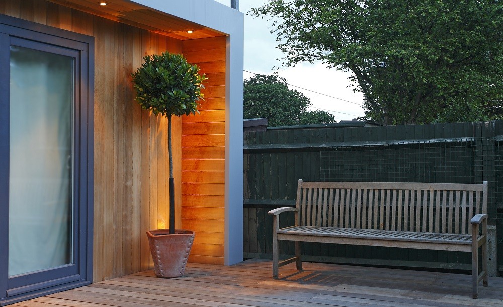 Cuberno garden room aluminium fascia