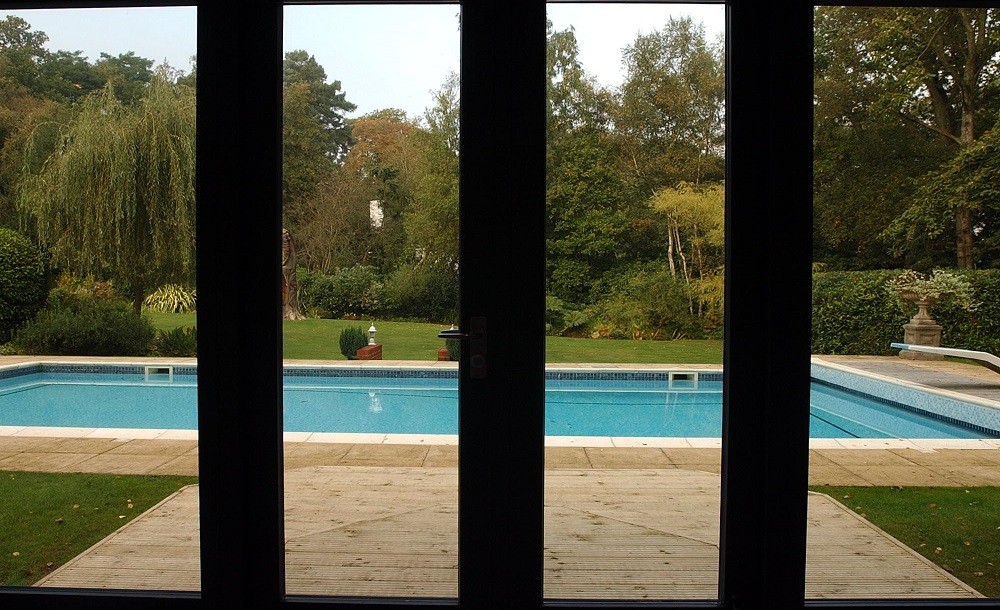 Poolside room with a view