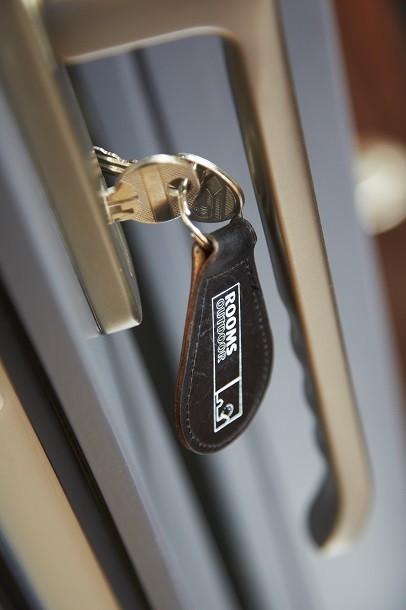 Garden room door from Rooms Outdoor