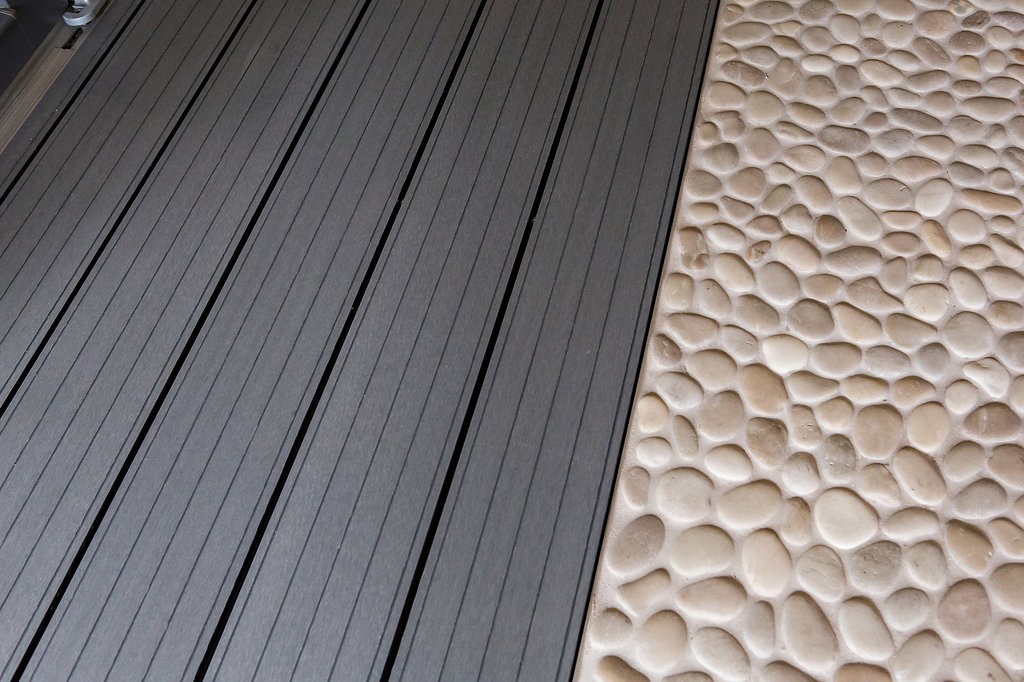 Composite decking option for your garden room