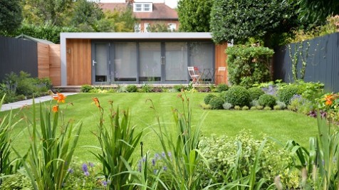 A Cuberno garden office for an interior designer in Putney