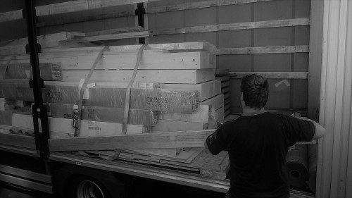 Transporting material on site