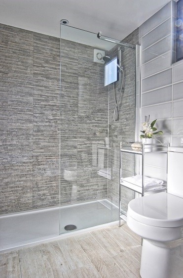 Bespoke shower room for a garden annexe in Otford