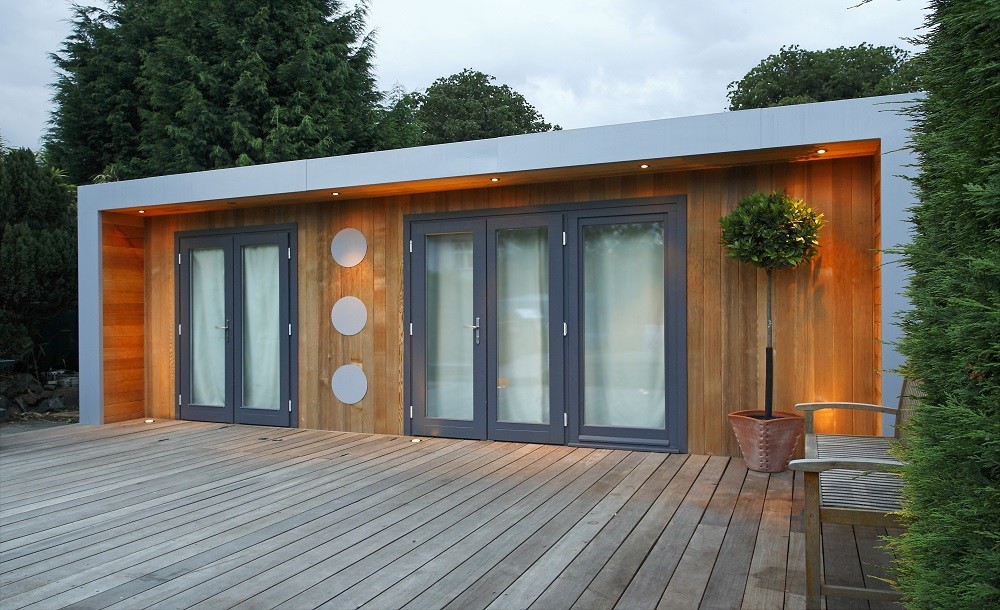 Hardwood decking option for your garden room