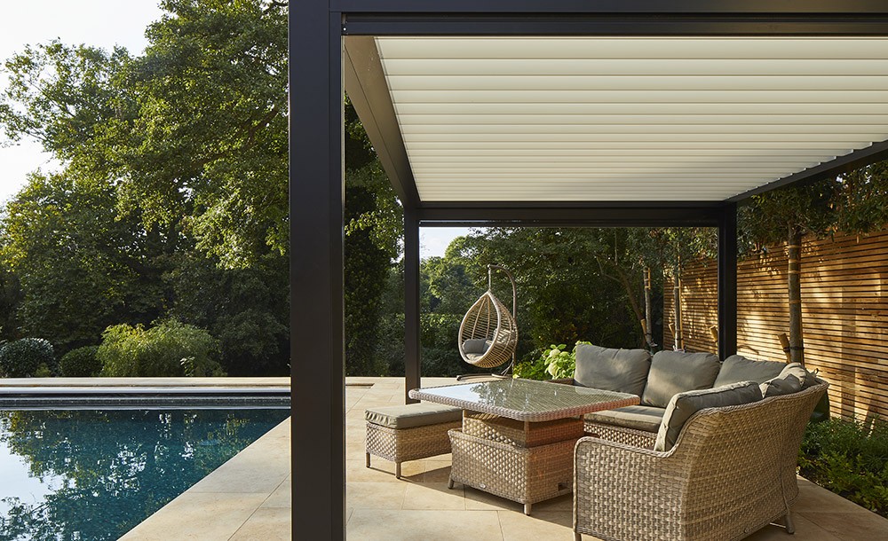 louvred electrical pavilion