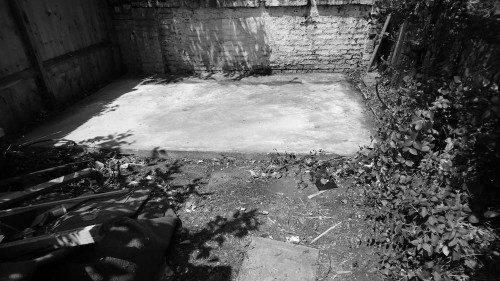 Garden office foundations