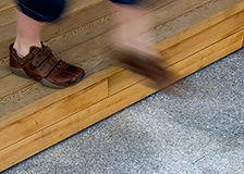 200 mm Yellow Balau deck step