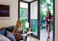 Internal painting in white